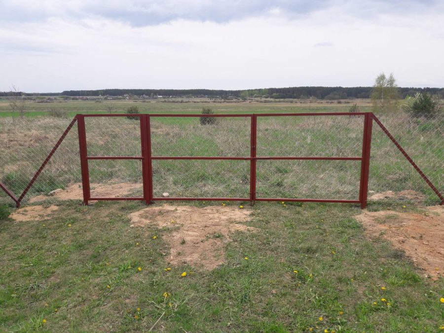 Забор из сетки рабицы 280м с воротами и калиткой фото6 в Бежецке