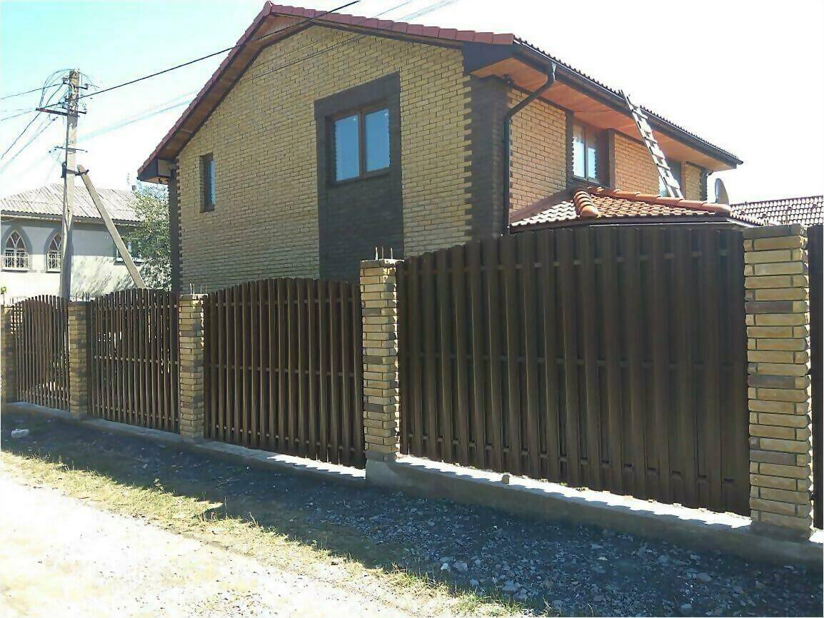 забор из штакетника 110м фото6 в Бежецке