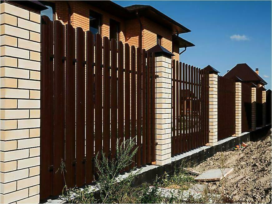 забор из штакетника 115м фото1 в Бежецке