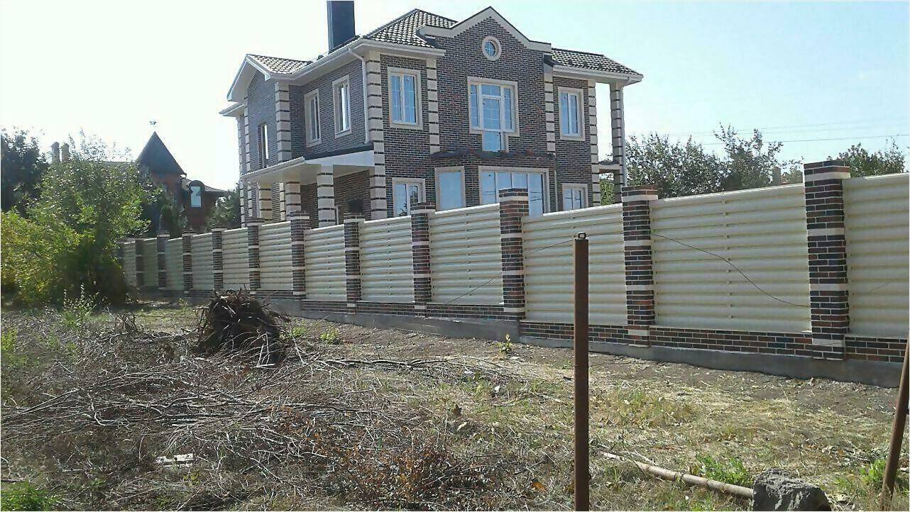 Забор из штакетника 115м фото6 в Бежецке