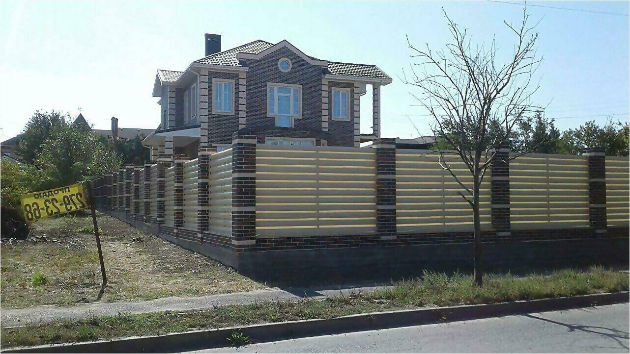 Забор из штакетника 115м фото3 в Бежецке