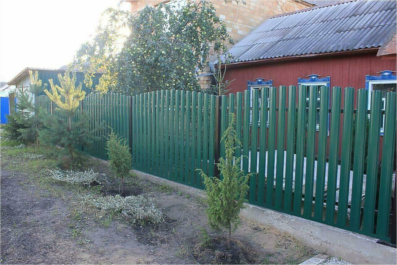Забор из штакетника 60м фото3 в Бежецке