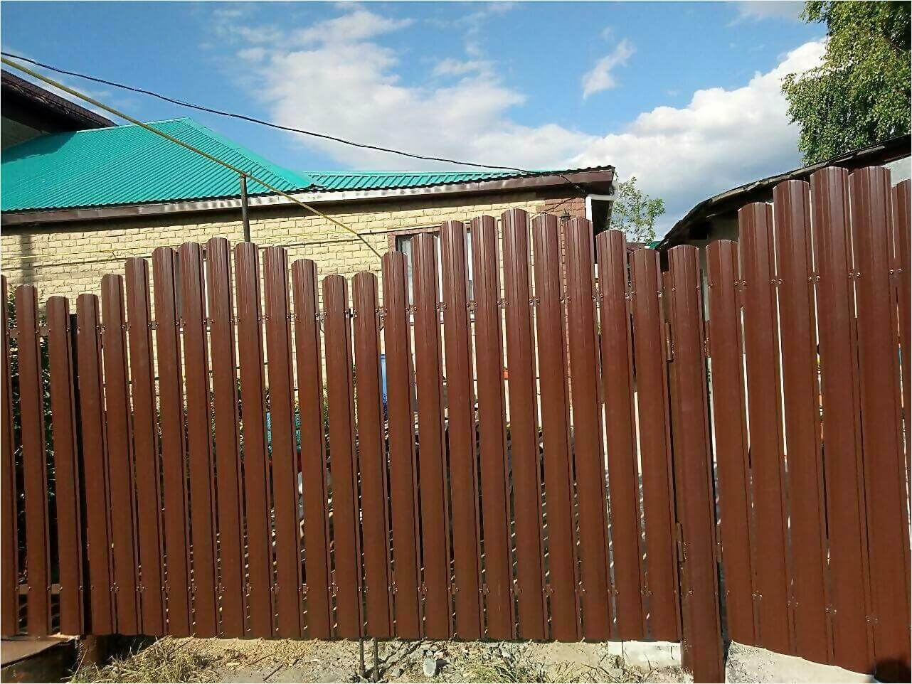 забор-ранчо из штакетника 70м фото3 в Бежецке