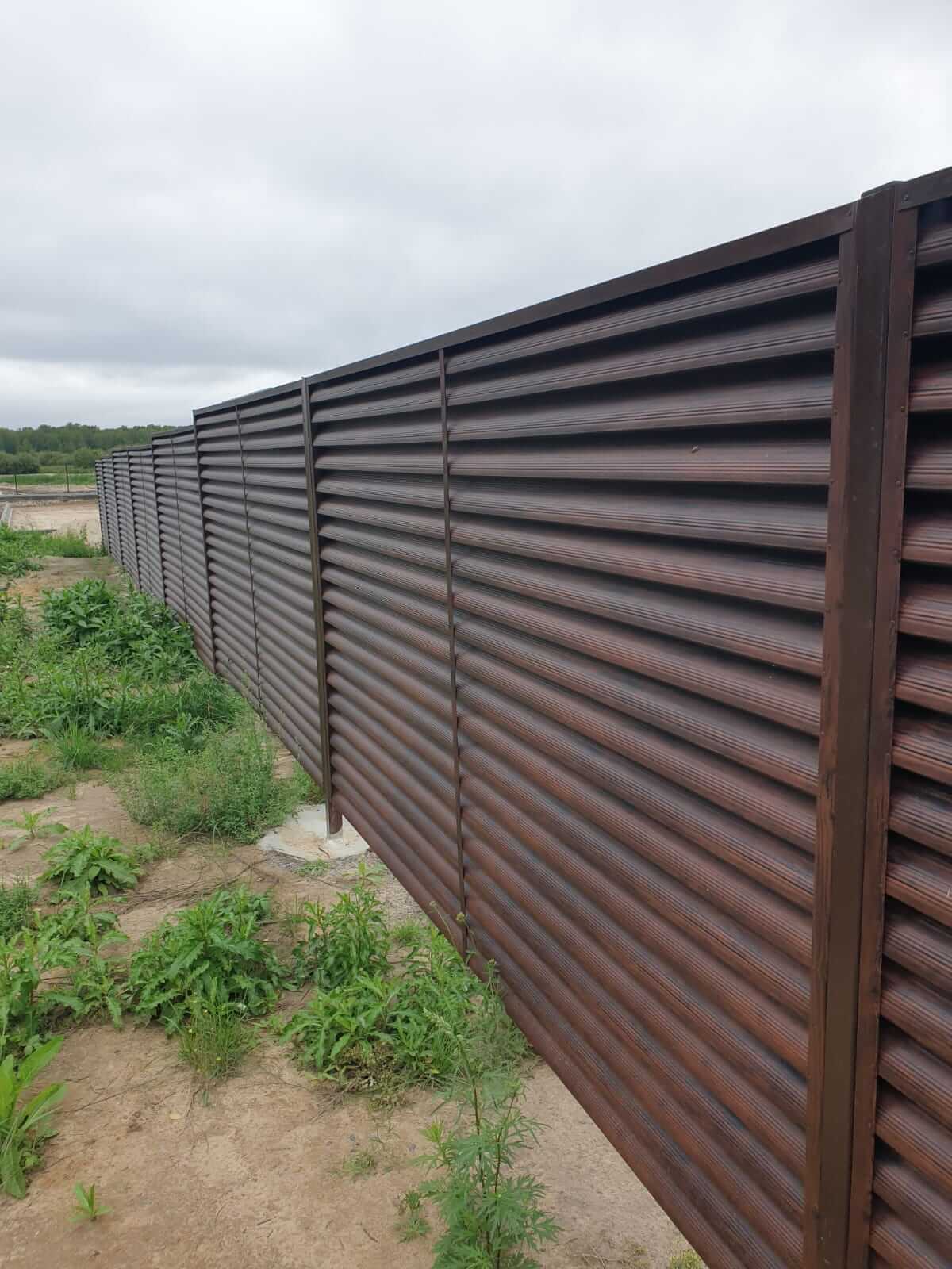 забор-жалюзи каштан красный фото9 в Бежецке