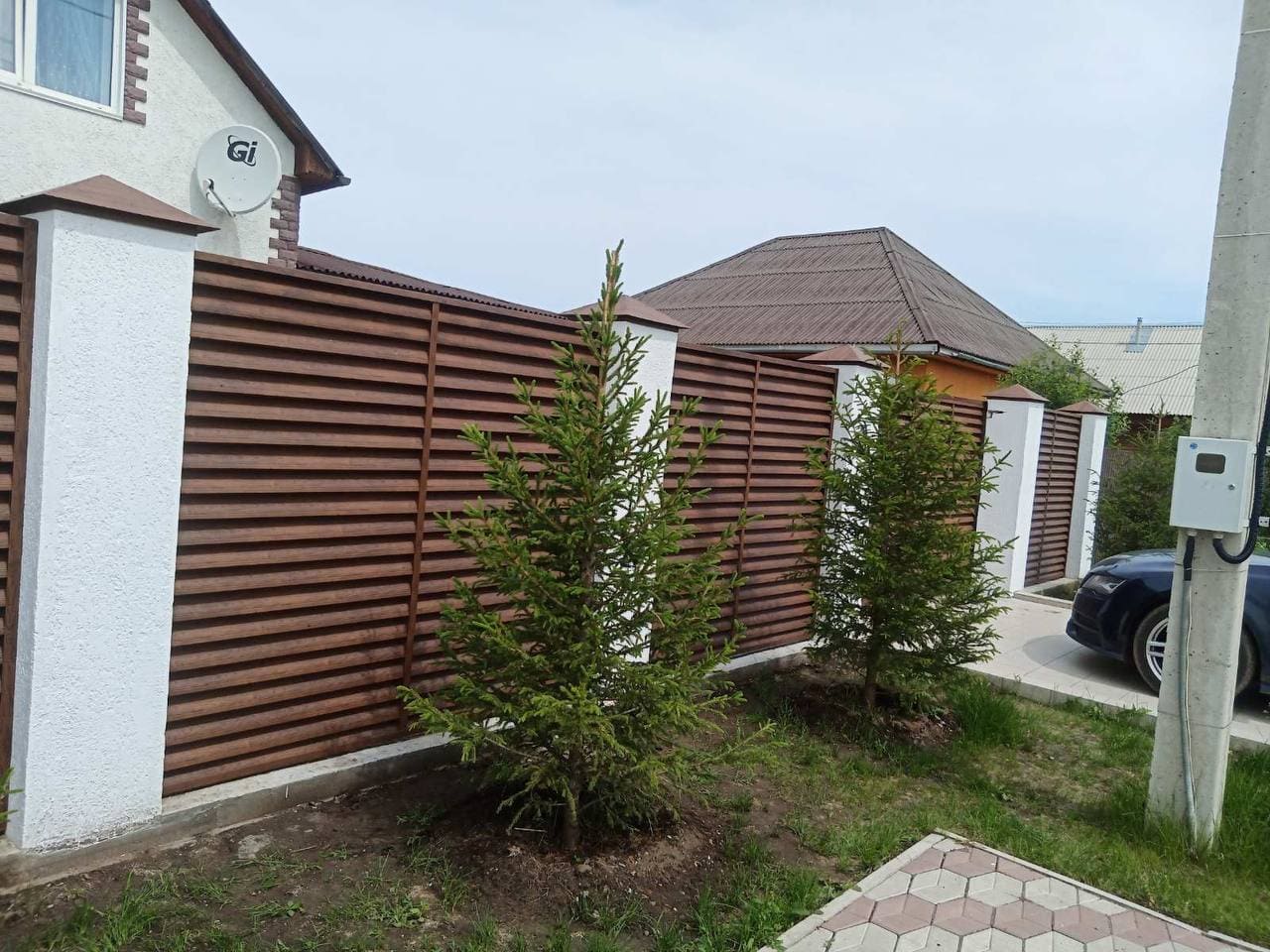 забор-жалюзи printech каштан двусторонний фото8 в Бежецке