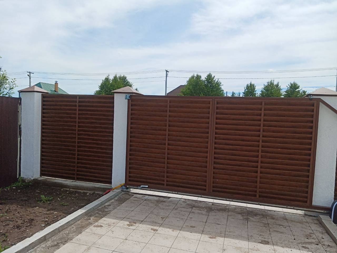 забор-жалюзи printech каштан двусторонний фото4 в Бежецке