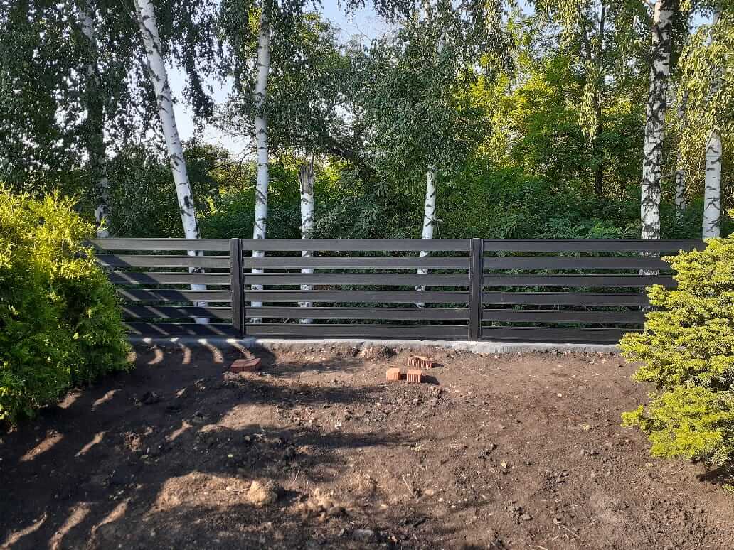 Забор-ранчо из металлопланкена 48м RAL9005 Черный МАТТЕ в Бежецке