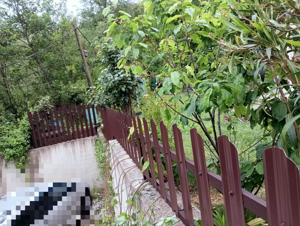 Забор из евроштакетника 18м RAL8017/8017 Шоколад двусторонний фото 1 в Бежецке
