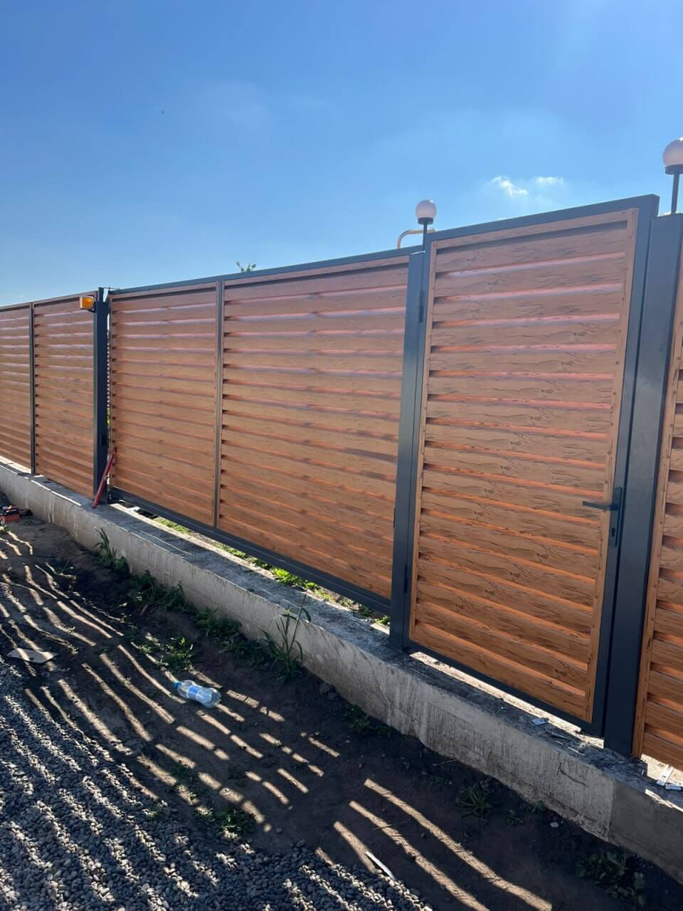 Забор-жалюзи из ламелей Хай-Тек 57м Кипарис 2xPrintech двусторонний в Бежецке