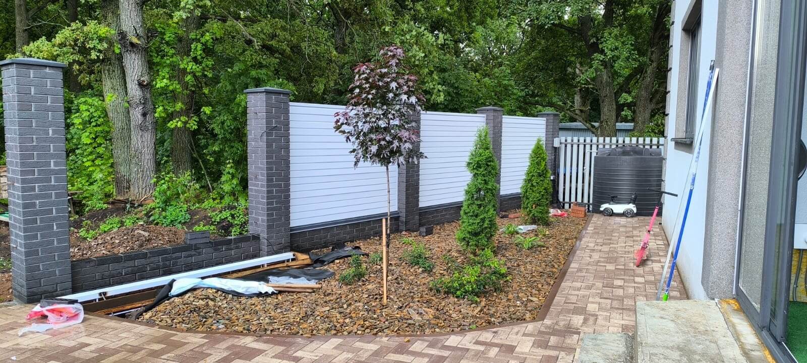 Забор-жалюзи из ламелей Хай-Тек 54м RAL9003 Белый фото 3 в Бежецке