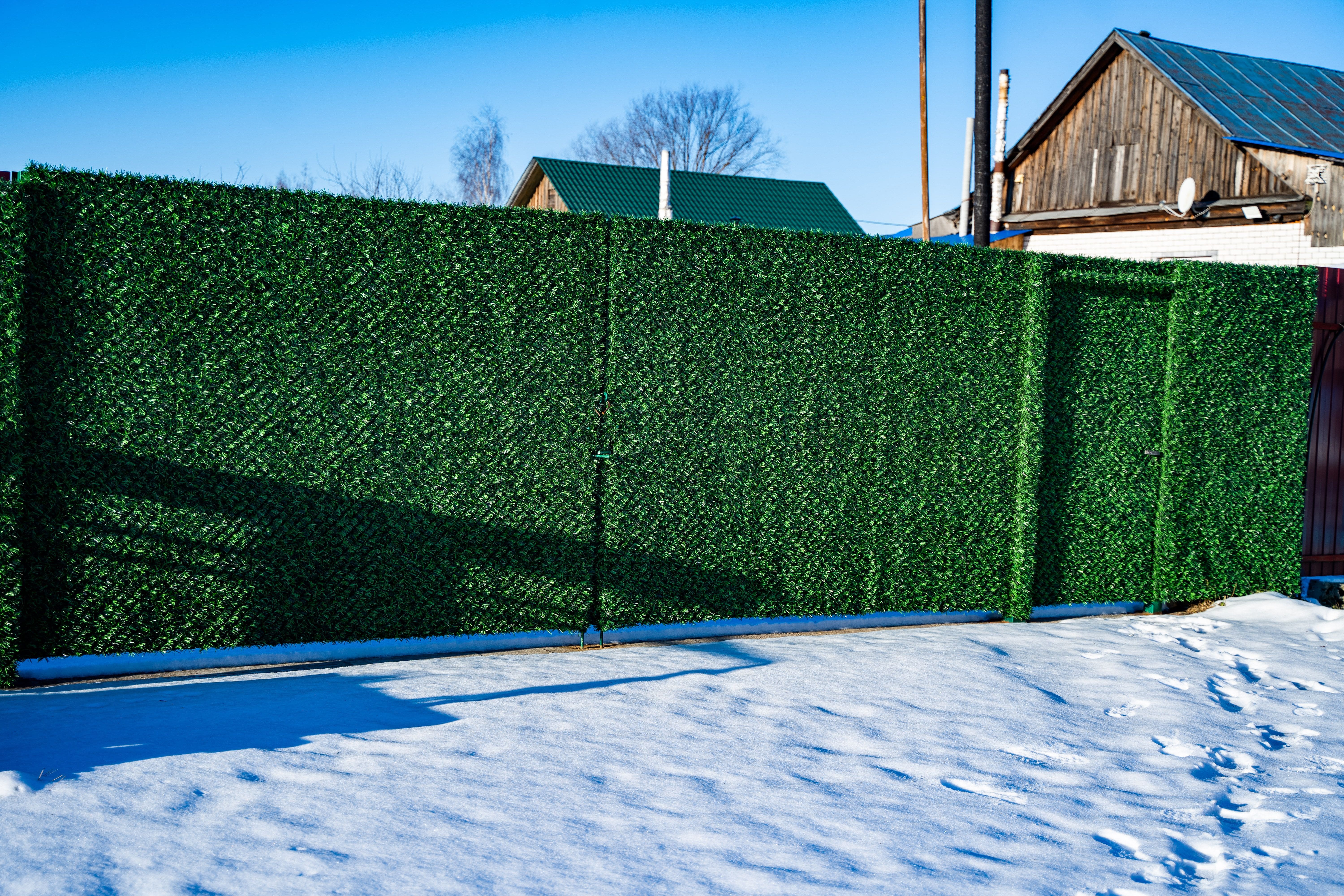 Вечнозеленый забор Grass Fence рулон 2м фото 4 в Бежецке
